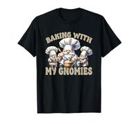 GNOME Baking with My Gnomies Funny Saying For Baker Mom Camiseta