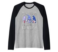 GNOME Birthday For Women Did You GNOME It`s My Birthday Camiseta Manga Raglan