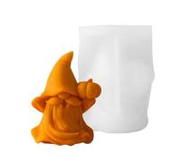Gnome Candle Molds, Silicone Gnome Mold, Craft Supplies, Christmas Candle Molds For Candle Making, Resin Crafts Molds For Home Decor, Garden Statues