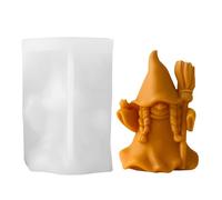 Gnome Candle Molds, Silicone Gnome Mold, Craft Supplies, Christmas Candle Molds For Candle Making, Resin Crafts Molds For Home Decor, Garden Statues
