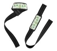 Gnome Clover - Correas de levantamiento de pesas de 26 pulgadas, correas de entrenamiento de muñeca resistentes para levantamiento de pesas, culturismo,