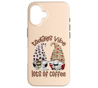 GNOME Coffee Cup Graphic For Women Who Loves Lots of Coffee Carcasa para iPhone 16