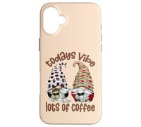 GNOME Coffee Cup Graphic For Women Who Loves Lots of Coffee Carcasa para iPhone 16 Plus