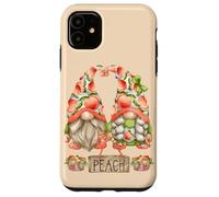 GNOME Couple Peachy Graphic For Summer Funny Peach Fruit Carcasa para iPhone 11