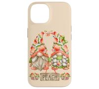 GNOME Couple Peachy Graphic For Summer Funny Peach Fruit Carcasa para iPhone 14