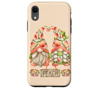 GNOME Couple Peachy Graphic For Summer Funny Peach Fruit Carcasa para iPhone XR