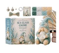 Gnome Craft Kit - Handmade Beading Supplies, Funny DIY Bead Art Set, Assorted Charms Materials Package | Creative House Decoration, Office Table Ornaments Birthday Christmas Holiday Festival Present