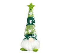 GNOME de Navidad iluminada - Decoración de enana de vacaciones, Centro de mesa de GNOME, festivo | Tecla decorativa para oficina, biblioteca, chimenea, TV, entrada familiar,
