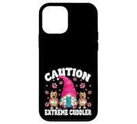 GNOME Dog Mom Saying Caution Extreme Cuddler Pitbull Momma Carcasa para iPhone 12 Mini