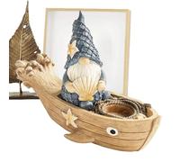 GNOME Figurines - Resin 5x5x9cm | Beach Dwarf Sculpture Funny Garden Gnomes Statues Outdoor Decor For Patio Lawn Yard Porch Birthday Holiday Collectibles For Home Garden Fun