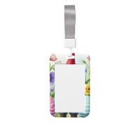 Gnome-Floral-Easter-Eggs Abs - Soporte vertical para identificación con película de escaneo transparente