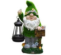 Gnome Garden Decor, jardín solar Gnome | Decoración de lindo solar con linterna - Luces de figura al aire libre, luces de del paisaje para bodas, cumpleaños, cumpleaños