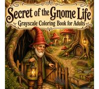 Gnome Grayscale Coloring Book for Adults: Secret of the Gnome Life A Cozy Grayscale Coloring Book for Adults Featuring Enchanted Gnome Homes, Secret ... (Cozy Gnome Village Coloring Collection)