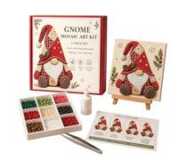 Gnome Mosaic Kits, Colorful DIY Mosaic Art Kits for Adults Beginners