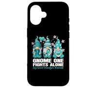 GNOME One Fight Alone Trigémino Neuralgia Concientización Gnomo Carcasa para iPhone 16