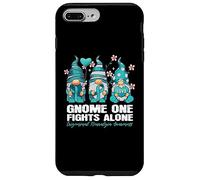 GNOME One Fight Alone Trigémino Neuralgia Concientización Gnomo Carcasa para iPhone 7 Plus/8 Plus