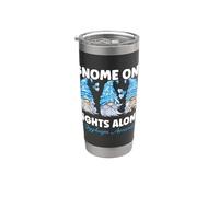 Gnome One lucha solo contra la disfagia ligera Vaso térmico de acero inoxidable de doble pared