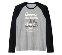GNOME One Lucha Solo Funny Parkinson & # 8217s Conciencia Camiseta Manga Raglan