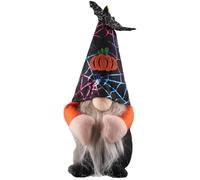 Gnome Plush Toy - Spider Pumpkin Ornament, Long Beard Standing Doll Decor