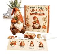 Gnome Project Bundle - Juego decorativo hecho a mano, material de costura completo, suministros artísticos para de cumpleaños, manualidades y manualidades