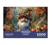 GNOME Puzzles Imposible,desafío for Adults Autumn Bosque 1000 Piezas Obra De Arte De Juego De para Adultos Y Niños Mayores De 12 Años 70x50cm/1000pcs