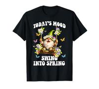 GNOME Spring Swing El Estado de ánimo de Hoy se Convierte en Primavera Camiseta