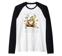 GNOME Spring Swing El Estado de ánimo de Hoy se Convierte en Primavera Camiseta Manga Raglan