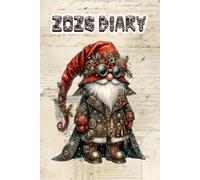 Gnome Steampunk 2026 Diary | Ruled A5 | Planner To Do List | Junk Journal: Gonk Steam Punk Calendar | 6 x 9 | Desk Writing book | Week across 2 pages | Notebook