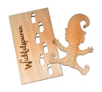Gnome Stencil Footprints - Christmas Decoration Indoor, Gnome Door Accessories | Reusable Christmas Snow Spray Stencils, Christmas Window Stencils for Snow Spray, Footprint Template