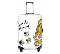 Gnome Sweet Honey - Fundas elásticas para equipaje de viaje, 45,7 a 81,3 cm, Black, M