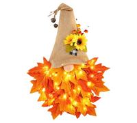 GNOME Wreath Rustic Farmhouse Home - - Decor Garland Hanger Autumn Harvest