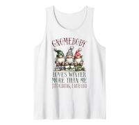 Gnomebody Loves Winter More Than Me GNOME Camiseta sin Mangas