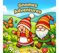 Gnomes Adventures Coloring Book: Whimsical Gnome Scenes Year-Round