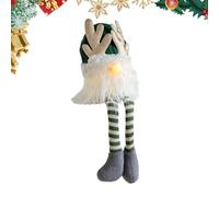 Gnomes Christmas Gnomes, peluche Gnomos de Navidad,Decoración de peluche Gnome iluminada | Pieza central de mesa, decoraciones navideñas, decoraciones de vacaciones enanas para exhibición de bandejas