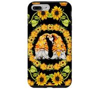 Gnomes Show Heart and Love For Honey Bees Floral Sunflower Carcasa para iPhone 7 Plus/8 Plus