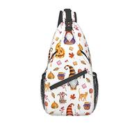 Gnomes Sling Bag, Chest Bag Daypack, Crossbody Sling Mochila para Viajes, Deportes, Correr, Senderismo