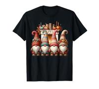 Gnomes Thanksgiving Graphic For Women Men Kids Cute Fall Camiseta