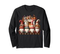 Gnomes Thanksgiving Graphic For Women Men Kids Cute Fall Manga Larga