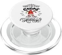 Gnomies There Is No Place Like Gnomo Navidad Gnomo PopSockets PopGrip para MagSafe