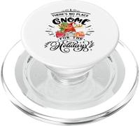 Gnomies There Is No Place Like Gnomo Navidad Gnomo PopSockets PopGrip para MagSafe