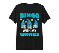 Gnomo de Bingo con mis gnomos para Mujeres y Hombres Camiseta Premium