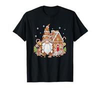 Gnomo de Pan de Jengibre con Candy House Magic Camiseta