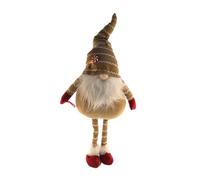 Gnomo de pie decorativo navideño con sombrero, diseño nórdico original