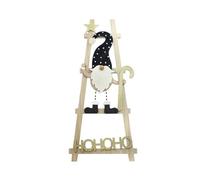 Gnomo Decorativo en una Escalera 'HOHOHO' H.50cm