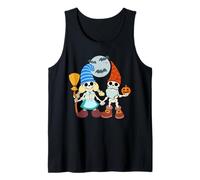 Gnomo Divertido Esqueleto Víspera de Todos los Santos Camiseta sin Mangas