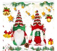 Gnomo Navidad, Gnomo Decoracion Navidad, 30 cm Gnomos Navideños Decoración Navideña, Nomos Navideños, MuñEcos de Navidad Peluches Enanos, Mobiliario Decoración Interior y Exterior, Navidad2 Piezas (a)