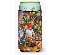 Gnomo navide o Caroline's Treasures de The Tree Tall Boy Koozie Hugger Multicolor