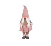 Gnomo ROSA 85 CM DE PIE ROSA
