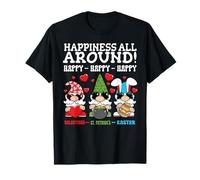 Gnomo Valentines San Patricio Pascua Felices Fiestas Camiseta