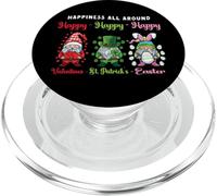 Gnomo Valentines San Patricio Pascua Felices Fiestas PopSockets PopGrip para MagSafe